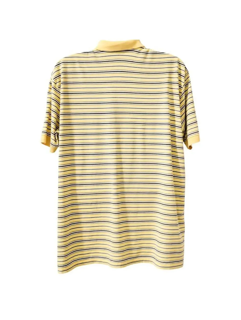 Vintage Polo Ralph Lauren Polo Shirt Men's Size 2XL Short Sleeve Yellow Striped